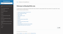 Desktop Screenshot of mundayweb.com