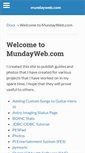 Mobile Screenshot of mundayweb.com